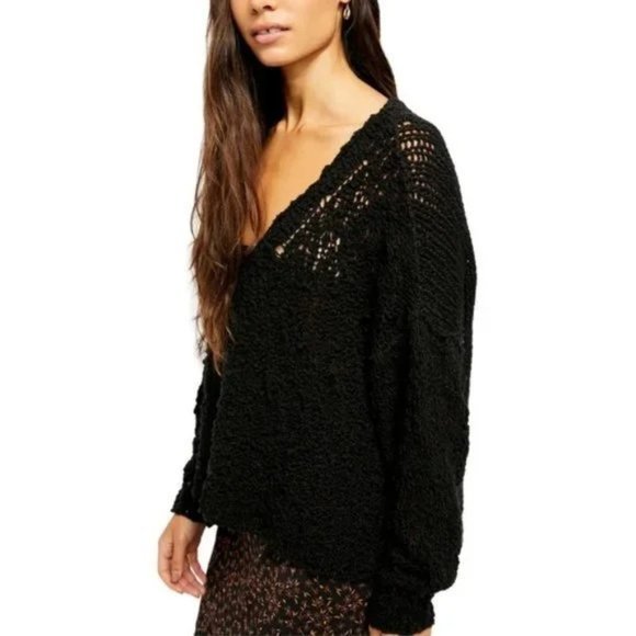 Free People Sunday Shore Sweater. - Picture 4 of 16